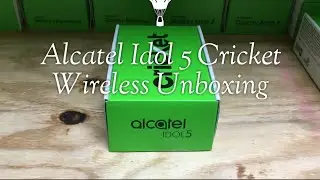 Alcatel Idol 5 Unboxing Cricket Wireless Quick Hands On First Look FIRST ON YOUTUBE!