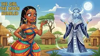 The Girl the Moon Goddess Humbled | African Folktale About Pride & Consequences