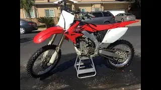 06 CRF450R Startup and Walk-around  (Pro-circuit exhaust sound)