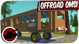 Scrap Mechanic Meets OMSI Bus Simulator - Scrap Mechanic Creative Mode PC Gameplay