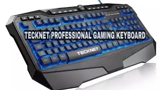 UNBOXING NEW Tecknet X702 Gryphon Gaming Keyboard with 3 Color LED Backlit,