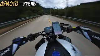 MAX SPEED RUN on the CFMOTO 675NK | Pure Adrenaline PO 💨