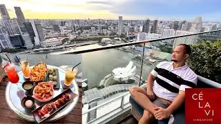Ce La Vi at Marina Bay Sands | Singapore Food Trip | Vlog Ni Jorem
