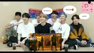 BTS reaction to Lisa pretty savage ft ikon at mnet #BTS #BLACKPINK #LISA #IKON #PrettySavage