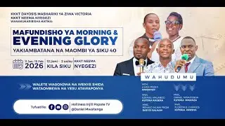 KKKT NEEMA NYEGEZI LUTHERAN CHURCH : IBADA YA EVENING GLORY DAY 20 -  30/01/2026