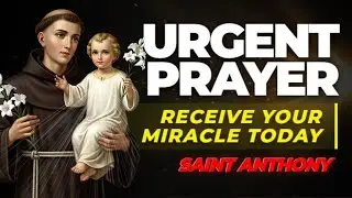 💖 Urgent Prayer to Saint Anthony for a Miracle Today 🙏 🙏