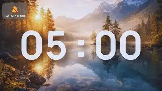5 Minute Classroom Timer | Nature Countdown with Soft Ambient Music