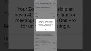schedule zoom meeting in phone free