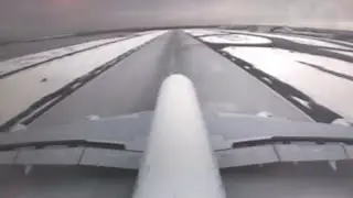 Airbus A380 | Timelapsed Tailcam into JFK (Winter)