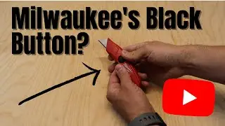 MILWAUKEE'S BLACK BUTTON? - Milwaukee Fixed Blade Utility Knife with General Purpose Blade - Review