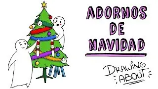 CÓMO HACER ADORNOS NAVIDEÑOS | Draw My Life  DIY de Navidad de TikTak Draw