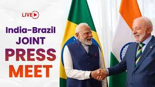 Watch LIVE: PM Shri Narendra Modi addresses India-Brazil Joint Press Meet in New Delhi.