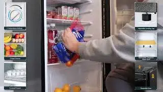 Upstreman 3.2 Cu.Ft Mini Fridge with Freezer | Keep Cool and Eat Fresh