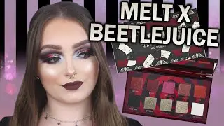 Underhyped?! MELT X BEETLEJUICE THE WAITING ROOM PALETTE REVIEW AND TUTORIAL