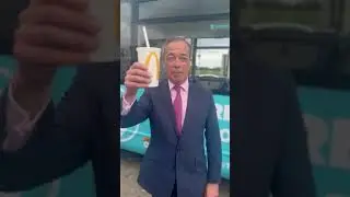 Nigel Farage's milkshake