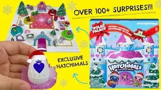 NEW Hatchimals CollEGGtibles Polar Palace Advent Calendar with 10 Exclusive Hatchimals and Over 100