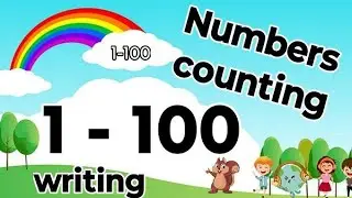 One two three, numbers counting in English and hindi, numbers for kids, 12345, @bittukipathshala1122