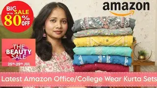 Latest Amazon Office/College Wear Kurti/Kurta Set Haul | Co ord Set Haul | Ranjana R