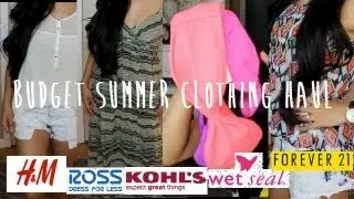 Budget Summer Clothing Haul (H&M, Forever21, Ross, Kohls & Target)