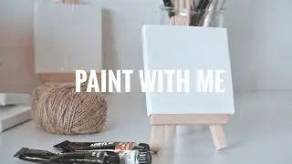 ⚡easy mini canvas painting l 004