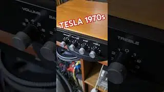 Unique Rare Vintage TESLA Stereo HiFi AMP - AMPLIFIER AZS 217 - Old Budget Amplifiers For Sale