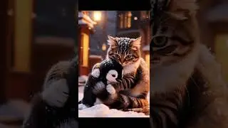 The Cat Who Saved a Lost Penguin 🐱❄️ | Heartwarming 30s Story