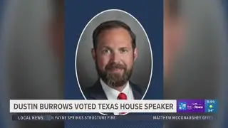 Dustin Burrows elected as Texas House speaker