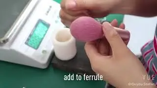 Makeup brush production process