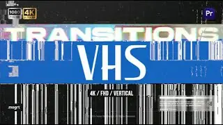 Create Raw & Edgy Edits with VHS Glitch Transitions for Premiere Pro