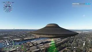 Microsoft Flight Simulator: UFO Flying around Glasgow 🛸👽 #Glasgow #4k #pc #ufoキャッチャー