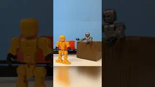 When you&rsquo;re too short for the roller coaster.. #stikbot #klikbot #stopmotion #shorts