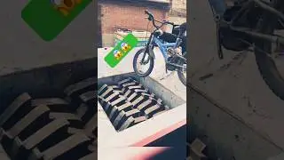 Extreme Shredder vs Bicycle | Satisfying Destruction 🔥🚲