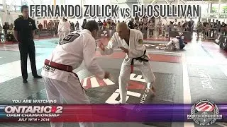 FIVE Grappling Ontario 2: Fernando Zulick vs PJ OSullivan (Adult 30-39 / Black Belt / WW SemiFinal)
