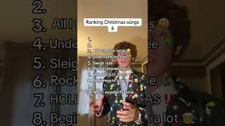 Ranking Christmas songs 🎄#christmas #xmas #ranking #song