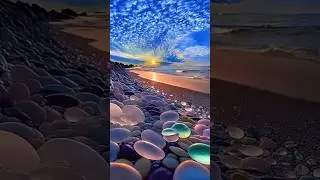 Places on earth that Don't feel real #colorato#glass pedal beach#trival