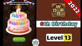 Word Cookies 6th Birthday Event 2022 Level 13
