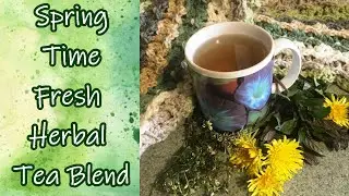 Fresh Herbal Tea Blend for Spring