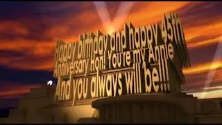 Happy Birthday and happy 45th anniversary Hon! You're my Annie and you always will be!!!