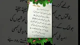 Phir December Ki Sard Shamen | Sad Urdu December Poetry Status | December Shayari Status#adnanwrites
