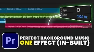 Perfect Background Music Levels in Adobe Premiere Pro (1 Effect Only)