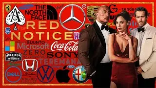 RED NOTICE top 10 product placement brands