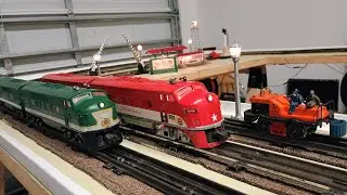 Lionel Postwar F3s 2356 & 2245 , and Lionel 50 Gang Car