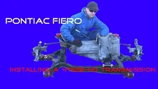 Pontiac Fiero 3800 swap HOW TO: Installing a 4t65e-HD automatic Transmission