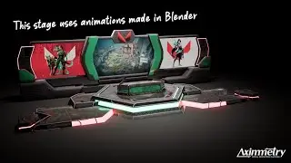 We made a Valorant themed stage that has animations