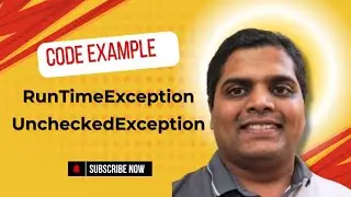 Runtime Exception in Java | Exception Handling|Unchecked Exceptions