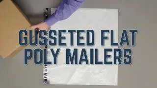 MailersUSA Gusseted Flat Poly Mailers