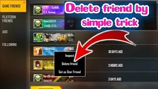 How to remove friend from Friend List | Head2Kill Gamerz