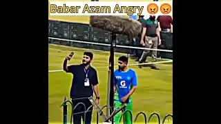 Babar Azam Angry Moment 😡😡 #cricket #indvspak #babarazam
