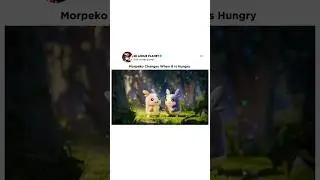 Morpeko changes when it's hungry #shorts #pokemon #youtubeshorts #pokemonshorts #shortsvideo