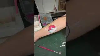 #pokeball #pokemon #facepainting # #makeupartist